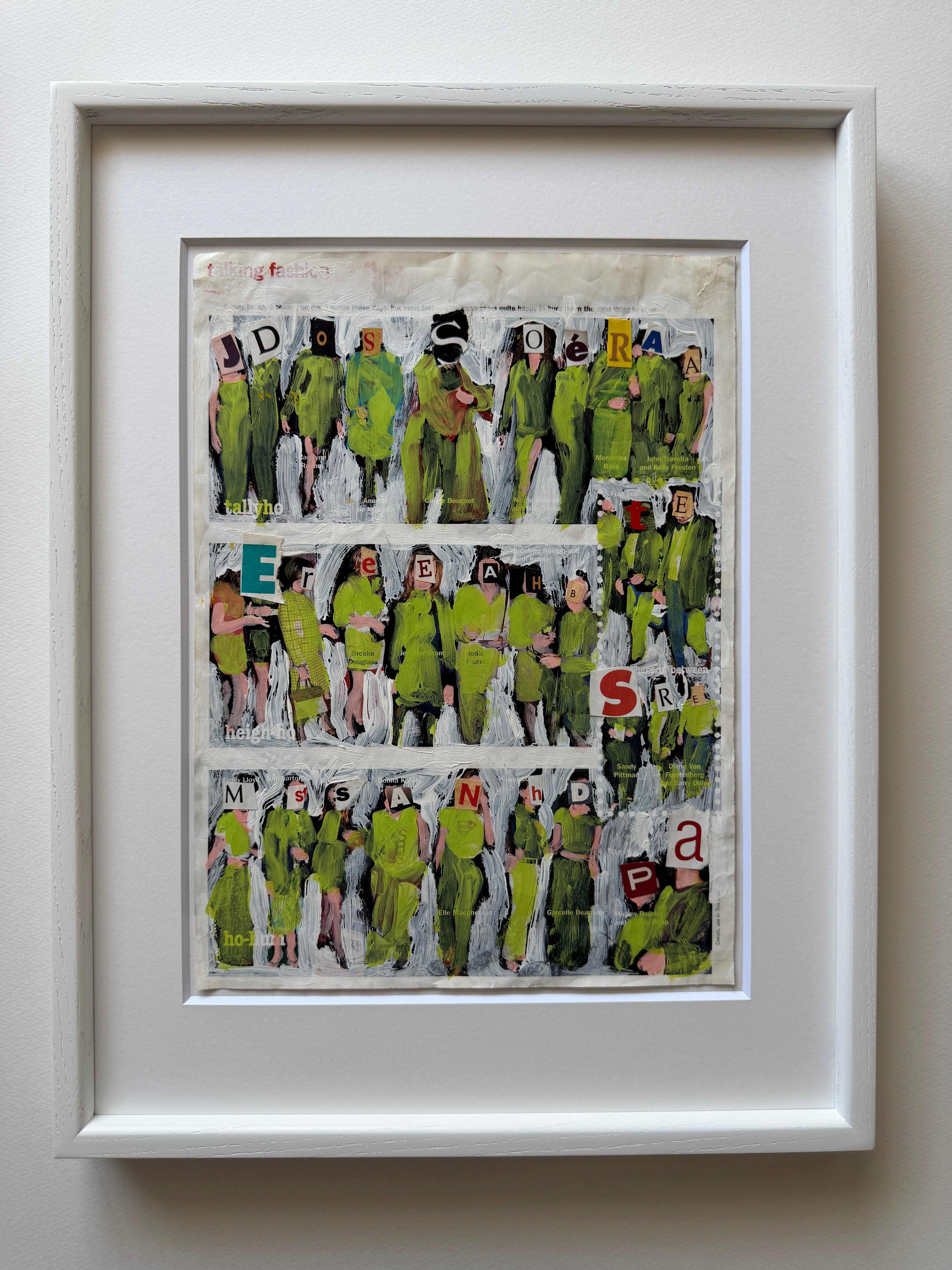 Many コラージュ MONKNORI《party》| 1PAGE コラージュ原画 – ART & DAY – ART＆DAY