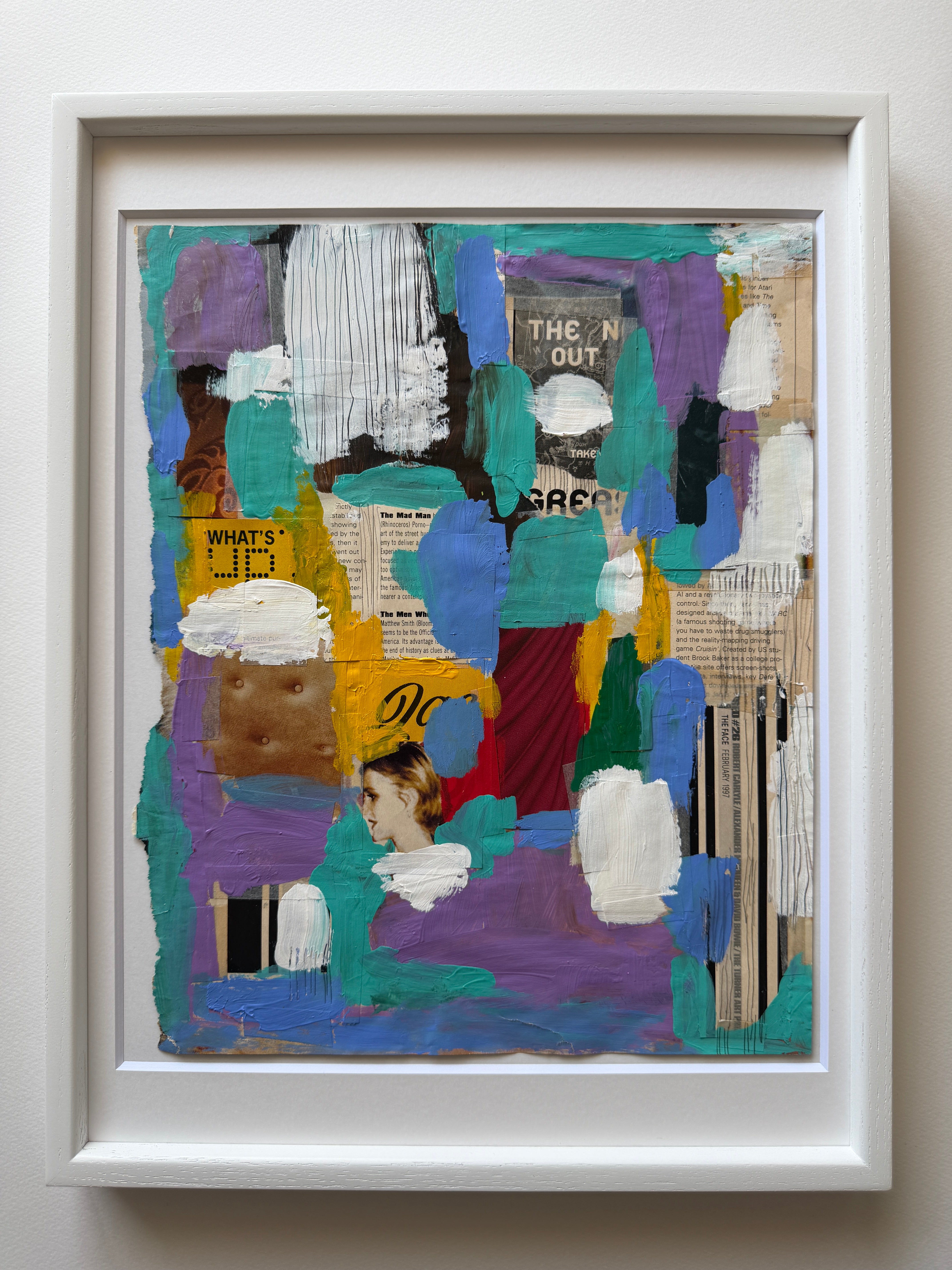 MONKNORI《WHAT'S UP》| 1PAGE コラージュ原画 – ART & DAY – ART＆DAY