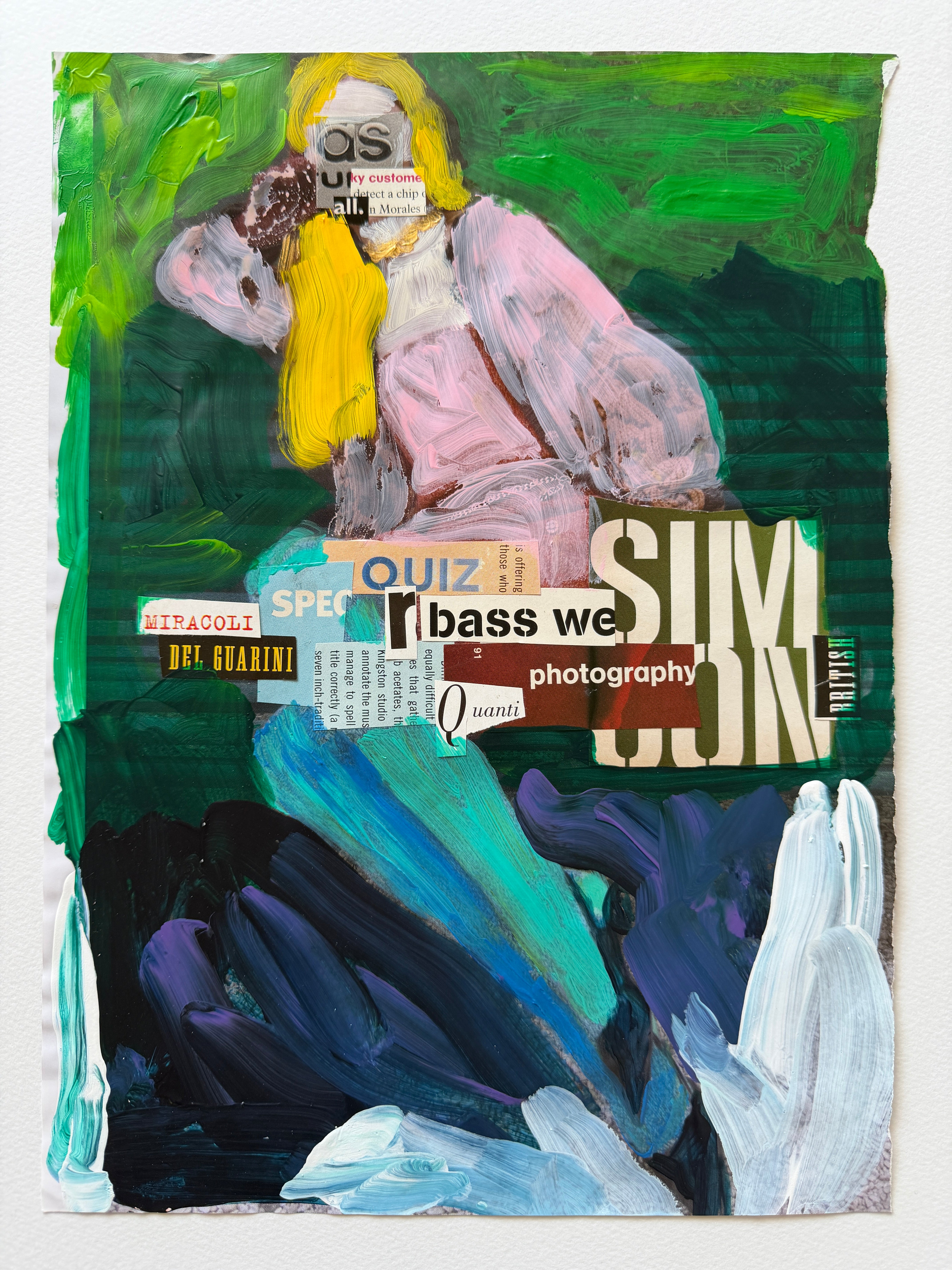 MONKNORI《MIRACOLI》| 1PAGE コラージュ原画 – ART & DAY – ART＆DAY