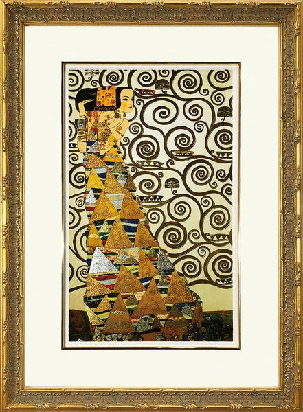 アートパネル グスタフ・クリムト Gustav Klimt Expectation(期待)