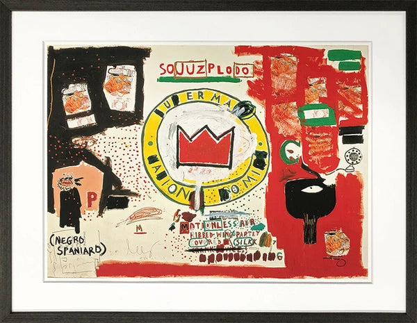 アートフレーム バスキア Jean-Michel Basquiat Untitled (Crown) 1988