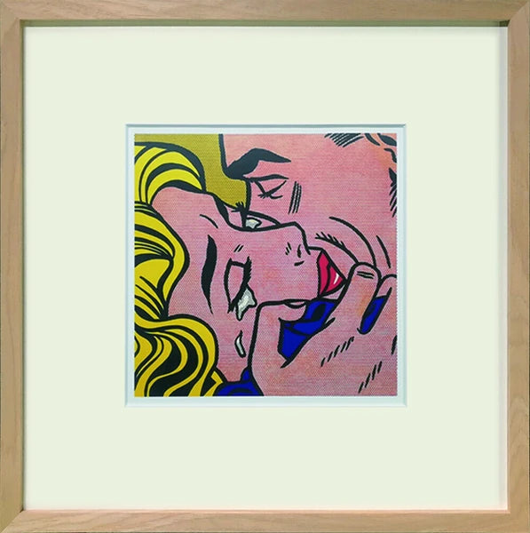 アートフレーム リキテンスタイン Roy Lichtenstein Kiss V