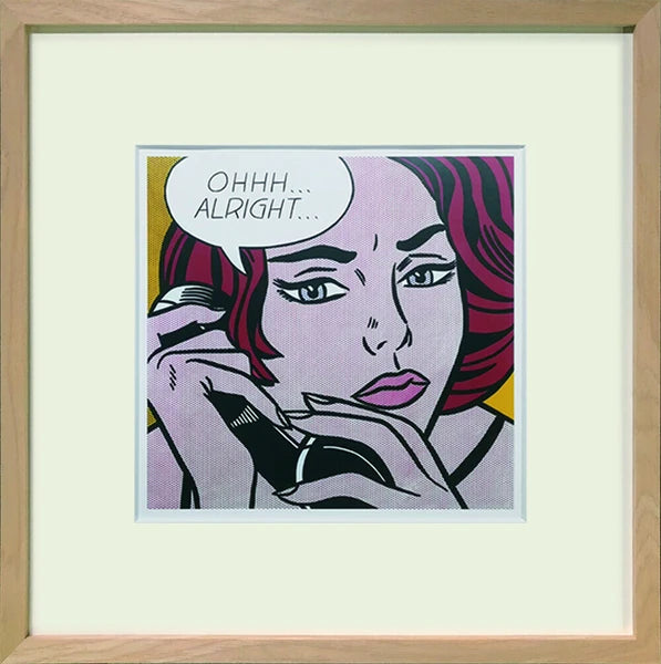 Art Frame Roy Lichtenstein Ohhh...Alright...,
