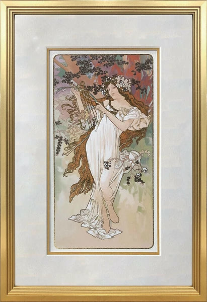 アートパネル アルフォン・ミュシャ Alphonse Mucha Spring