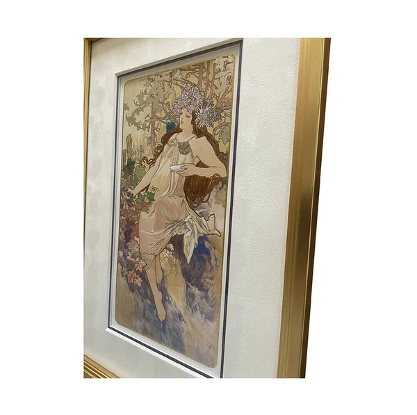 アートパネル アルフォン・ミュシャ Alphonse Mucha Autumn