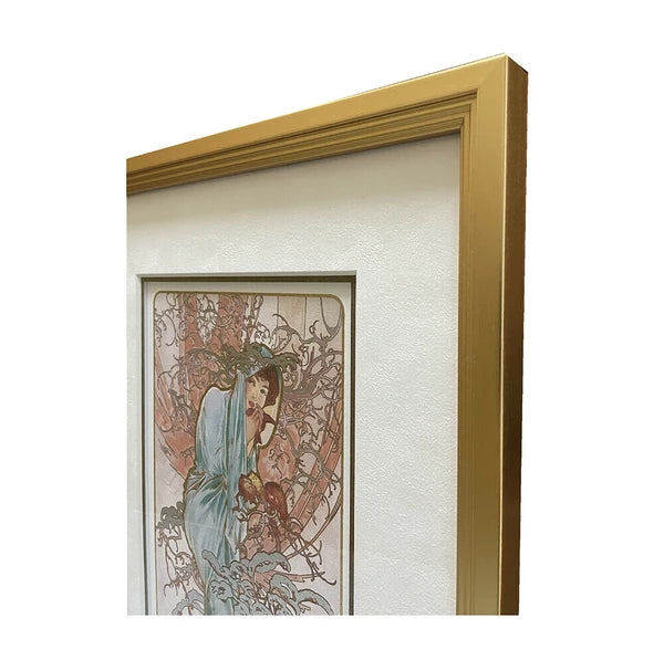 アートパネル アルフォン・ミュシャ Alphonse Mucha Winter