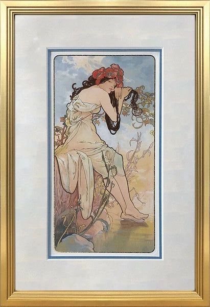 アートパネル アルフォン・ミュシャ Alphonse Mucha Summer