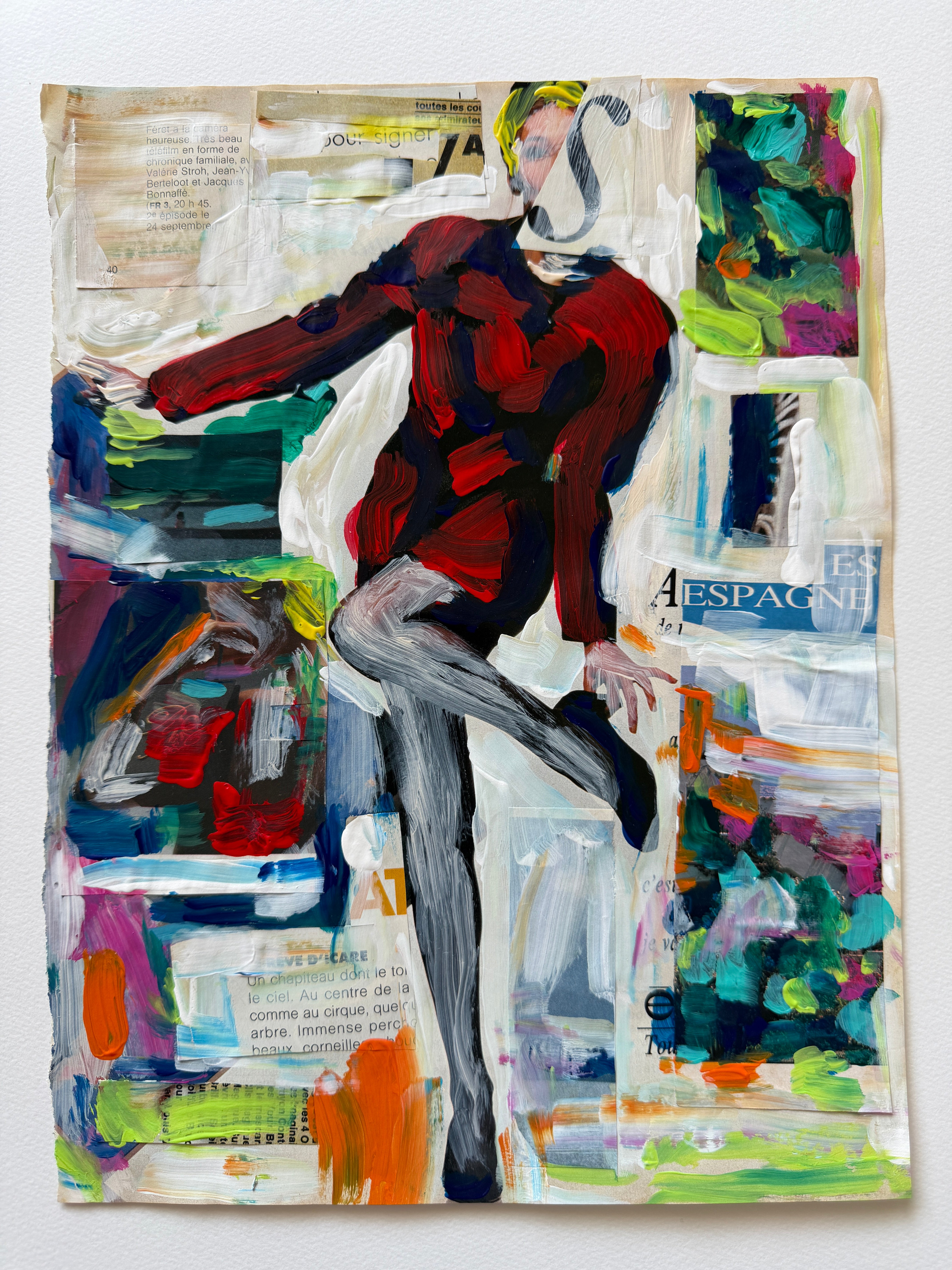 MONKNORI《S》| 1PAGE コラージュ原画 – ART & DAY – ART＆DAY