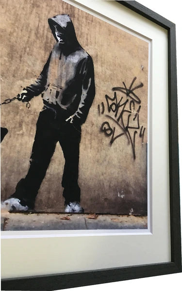 アートフレーム バンクシー Banksy Choose Your Weapon(Limited Edition)