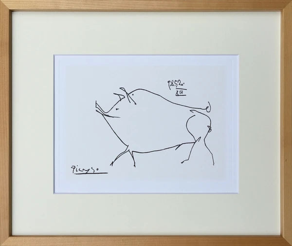 アートフレーム パブロ・ピカソ Pablo Picasso Le petit cochon-NA