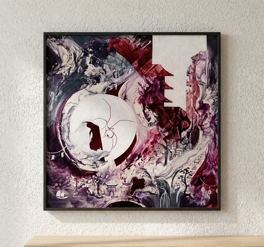 Yoshiwara (2026 Original Painting) — View 2 | ART & DAY