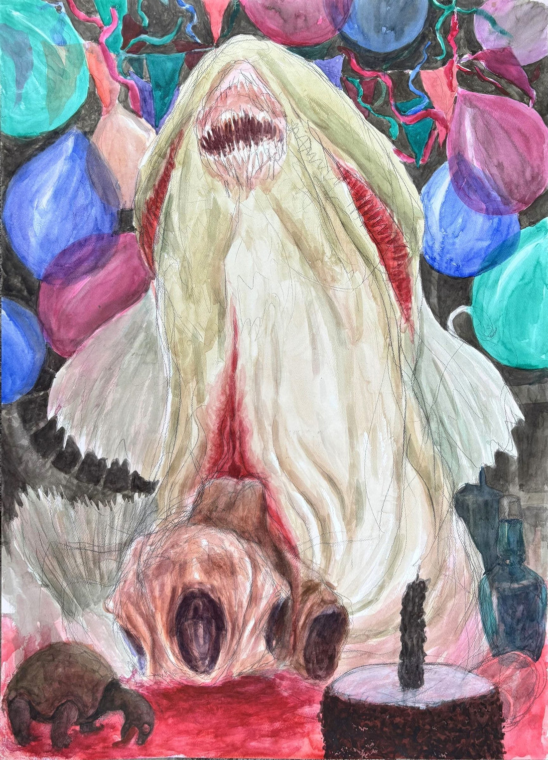 FEATURED ARTIST: Raktim Chatterjee — 人体を感情の状態として描く、インドの水彩画家