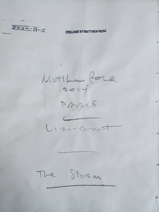 マシュー・ローズ｜The Storm（2024年 オリジナル原画）直筆サイン入