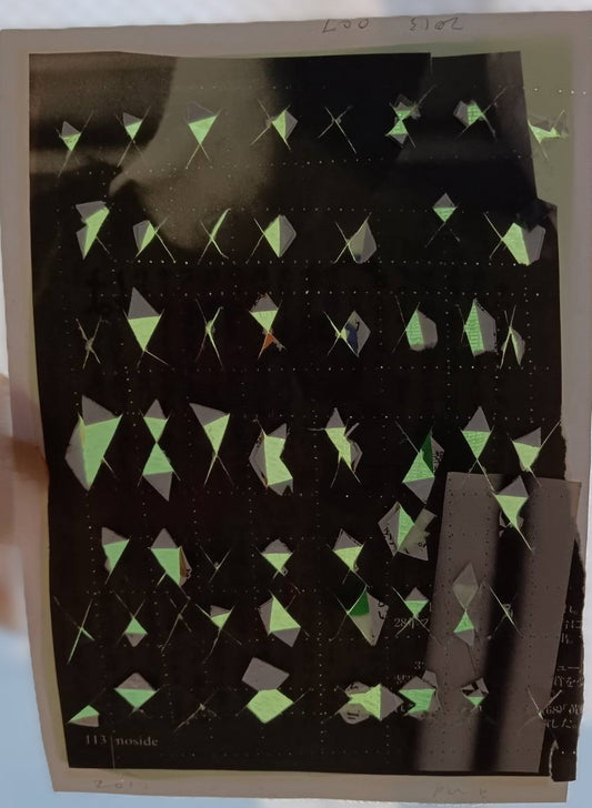 Collage with holes