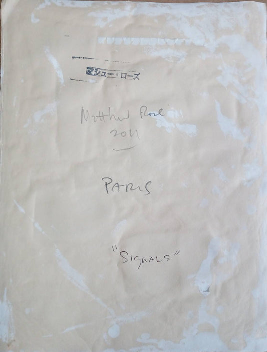 マシュー・ローズ｜Signals（2011年 オリジナル原画）直筆サイン入