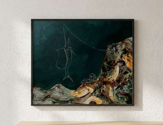 Saison de la pêche (2026 Original Painting) — View 2 | ART & DAY
